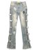 画像1: 【送料無料】GUAPI VINTAGE BLUE CROSS BUCKLE DENIM (1)