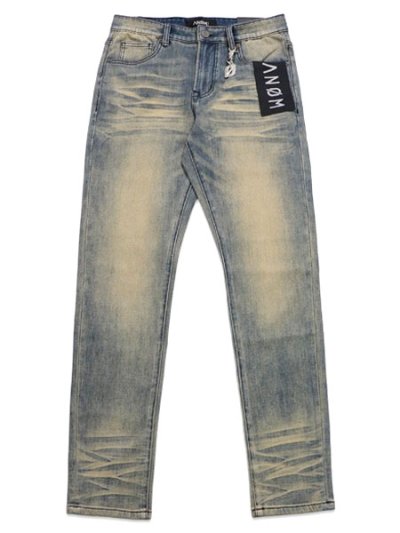 画像1: 【送料無料】ANOM DENIM 360 SKINNY DENIM MD VTG BLUE