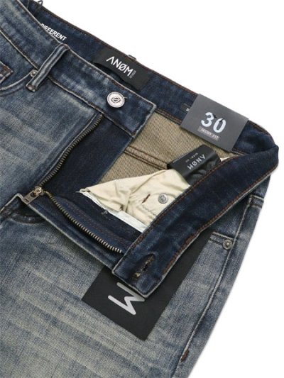 画像4: 【送料無料】ANOM DENIM 360 SKINNY DENIM DARK BLUE WASH
