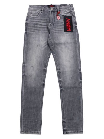 画像1: 【送料無料】ANOM DENIM 360 SKINNY DENIM GRAY WASH