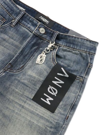 画像3: 【送料無料】ANOM DENIM 360 SKINNY DENIM DARK BLUE WASH