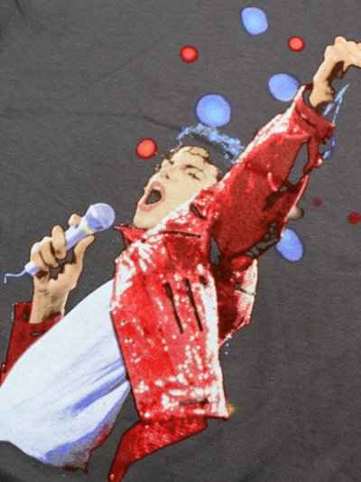 画像3: MERCH TRAFFIC MICHAEL JACKSON IN CONCERT RED JACKET PHOTO TEE