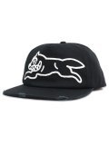 【送料無料】ICECREAM RAILS TWILL SNAPBACK BLACK
