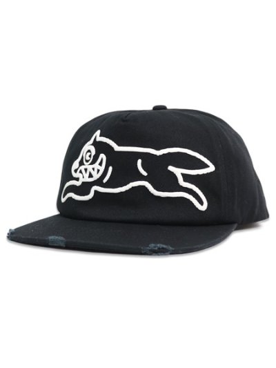 画像1: 【送料無料】ICECREAM RAILS TWILL SNAPBACK BLACK