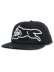 画像1: 【送料無料】ICECREAM RAILS TWILL SNAPBACK BLACK (1)