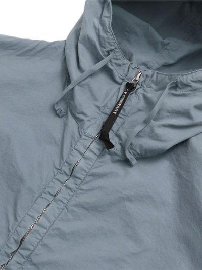 画像3: 【送料無料】C.P.COMPANY MICRO-REPS HOODED LENS JACKET SILVER BLUE