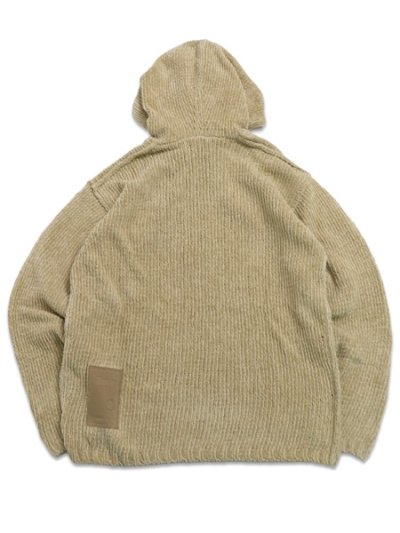 画像2: 【送料無料】Ten-c HODDED CHENILLE COTTON KNIT CHAMOIS