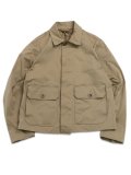 【送料無料】Ten-c FOYLE JACKET OJJ PIECE DYED M/F ALMOND