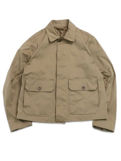 画像1: 【送料無料】Ten-c FOYLE JACKET OJJ PIECE DYED M/F ALMOND