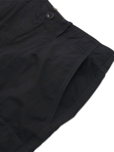 画像4: 【送料無料】Ten-c CARGO SHORTS OJJ GARMENT DYED NYLON TACTEL BLK