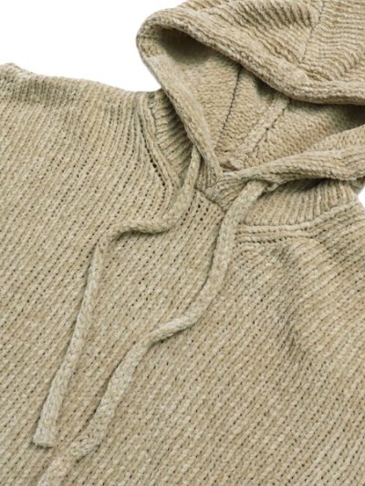 画像3: 【送料無料】Ten-c HODDED CHENILLE COTTON KNIT CHAMOIS