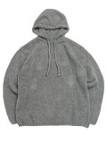 【送料無料】Ten-c HODDED CHENILLE COTTON KNIT PIGEON GREY