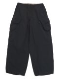 【送料無料】Ten-c CARGO PANT OJJ GARMENT DYED NYLON TACTEL BLACK
