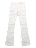 【送料無料】mnml X597 PANELED SKINNY STACKED DENIM