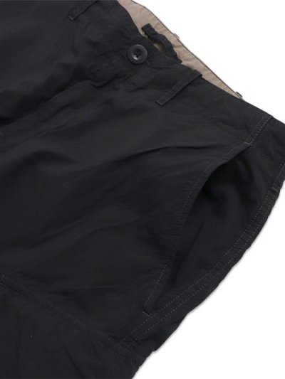 画像3: 【送料無料】Ten-c CARGO PANT OJJ GARMENT DYED NYLON TACTEL BLACK