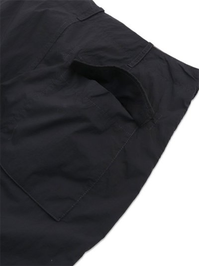 画像6: 【送料無料】Ten-c CARGO SHORTS OJJ GARMENT DYED NYLON TACTEL BLK