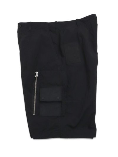 画像3: 【送料無料】Ten-c CARGO SHORTS OJJ GARMENT DYED NYLON TACTEL BLK