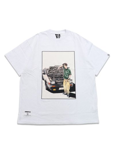 画像1: BILLIONAIRE BOYS CLUB INITIAL D COTTON TEE #2 WHITE