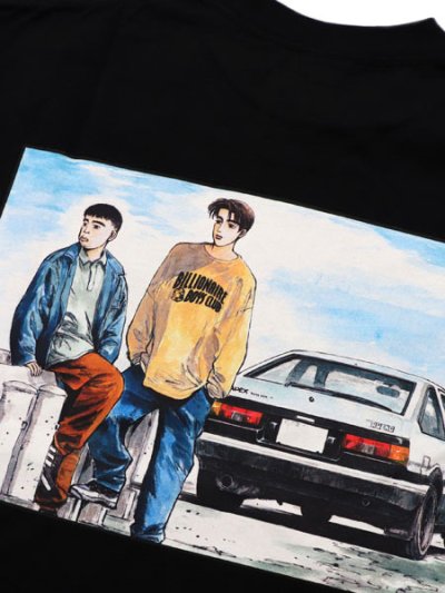 画像4: BILLIONAIRE BOYS CLUB INITIAL D COTTON TEE #2 BLACK