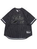 【送料無料】FUBU PATCH BASEBALL SHIRTS BLACK