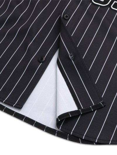 画像5: 【送料無料】FUBU PATCH BASEBALL SHIRTS BLACK