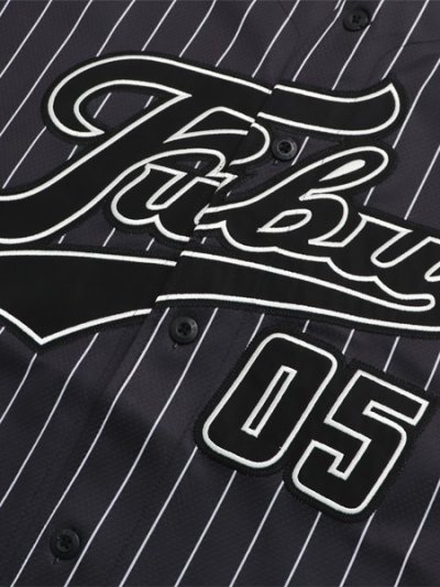 画像3: 【送料無料】FUBU PATCH BASEBALL SHIRTS BLACK
