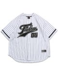 【送料無料】FUBU PATCH BASEBALL SHIRTS WHITE