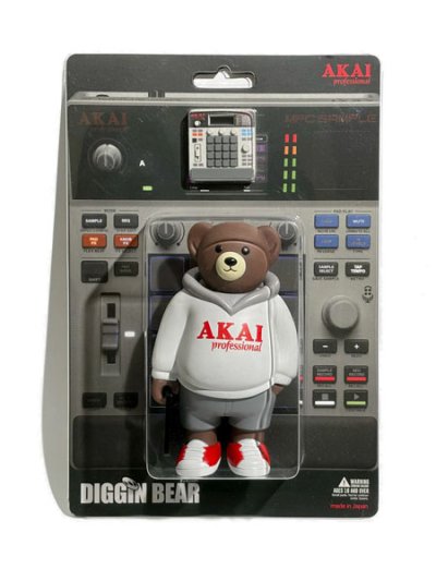 画像1: INTERBREED DIGGIN' BEAR AKAI PROFESSIONAL MPC GREY