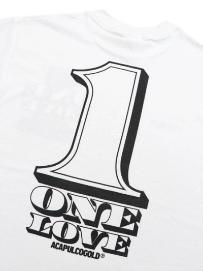 画像5: ACAPULCO GOLD ONE LOVE TEE WHITE