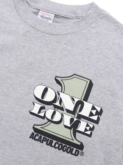 画像3: ACAPULCO GOLD ONE LOVE TEE HEATHER GREY