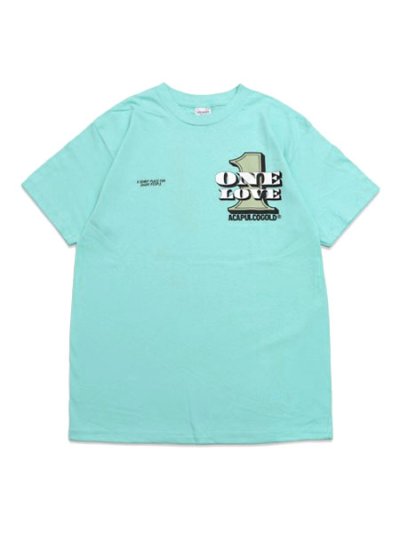 画像1: ACAPULCO GOLD ONE LOVE TEE CELADON