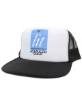 ACAPULCO GOLD LIT UP TRUCKER CAP BLACK/WHITE
