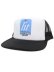 画像1: ACAPULCO GOLD LIT UP TRUCKER CAP BLACK/WHITE (1)