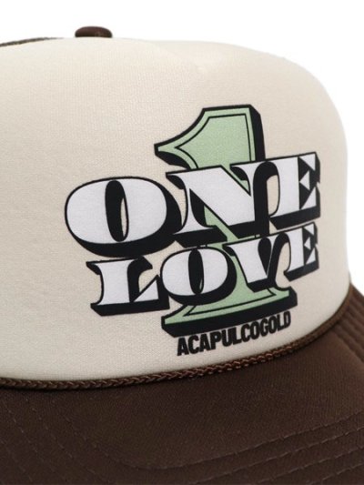 画像6: ACAPULCO GOLD ONE LOVE TRUCKER CAP BROWN/TAN