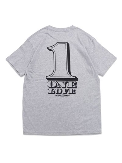 画像2: ACAPULCO GOLD ONE LOVE TEE HEATHER GREY