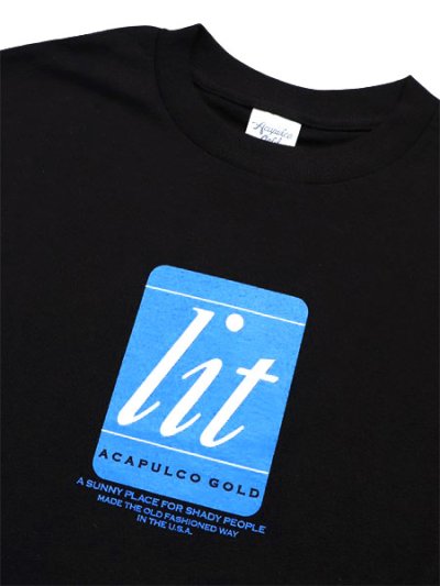 画像3: ACAPULCO GOLD LIT UP TEE BLACK