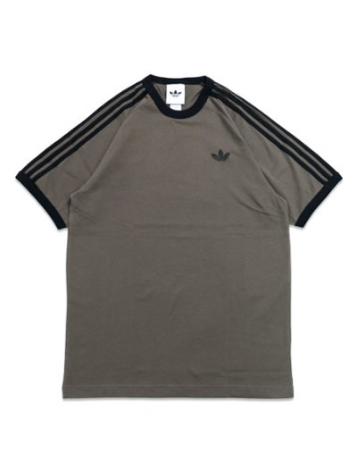 画像1: ADIDAS 3-STRIPES TEE-BRANCH/BLACK