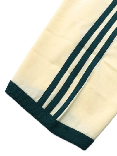 画像4: ADIDAS 3-STRIPES TEE-WARM VANILLA/COLLEGIATE GREEN