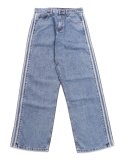 FIREBIRD ADICOLOR DENIM PANTS LIGHT WASH-WORN BLUE DENIM
