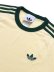 画像3: ADIDAS 3-STRIPES TEE-WARM VANILLA/COLLEGIATE GREEN (3)