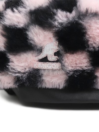 画像5: 【SALE】KANGOL FAUX FUR BERET-PEPTO CHECK