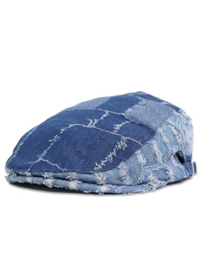 画像1: 【SALE】KANGOL DENIM MASHUP HUNTING-MEDIUM BLUE
