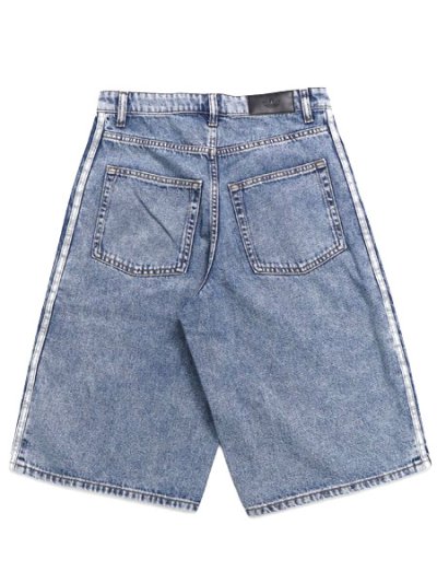 画像2: 【送料無料】ADIDAS FIREBIRD ADICOLOR LIGHT WASH DENIM SHORTS-WORN BLUE DENIM