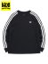 画像1: 【KIDS】ADIDAS KIDS 3-STRIPES L/S TEE-BLACK (1)