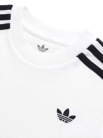 画像3: 【KIDS】ADIDAS KIDS 3-STRIPES L/S TEE-BLACK