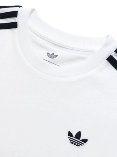 画像3: 【KIDS】ADIDAS KIDS 3-STRIPES L/S TEE-WHITE