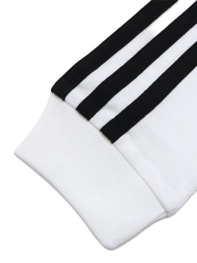 画像4: 【KIDS】ADIDAS KIDS 3-STRIPES L/S TEE-BLACK