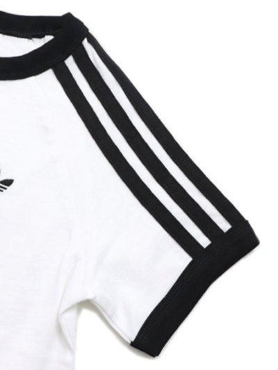 画像4: 【KIDS】ADIDAS KIDS 3-STRIPES TEE-WHITE/BLACK