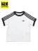 画像1: 【KIDS】ADIDAS KIDS 3-STRIPES TEE-WHITE/BLACK (1)