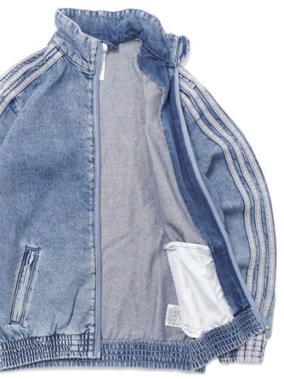 画像5: 【送料無料】【KIDS】ADIDAS KIDS FIREBIRD LOOSE DENIM TRACK TOP-WORN BLUE DENIM